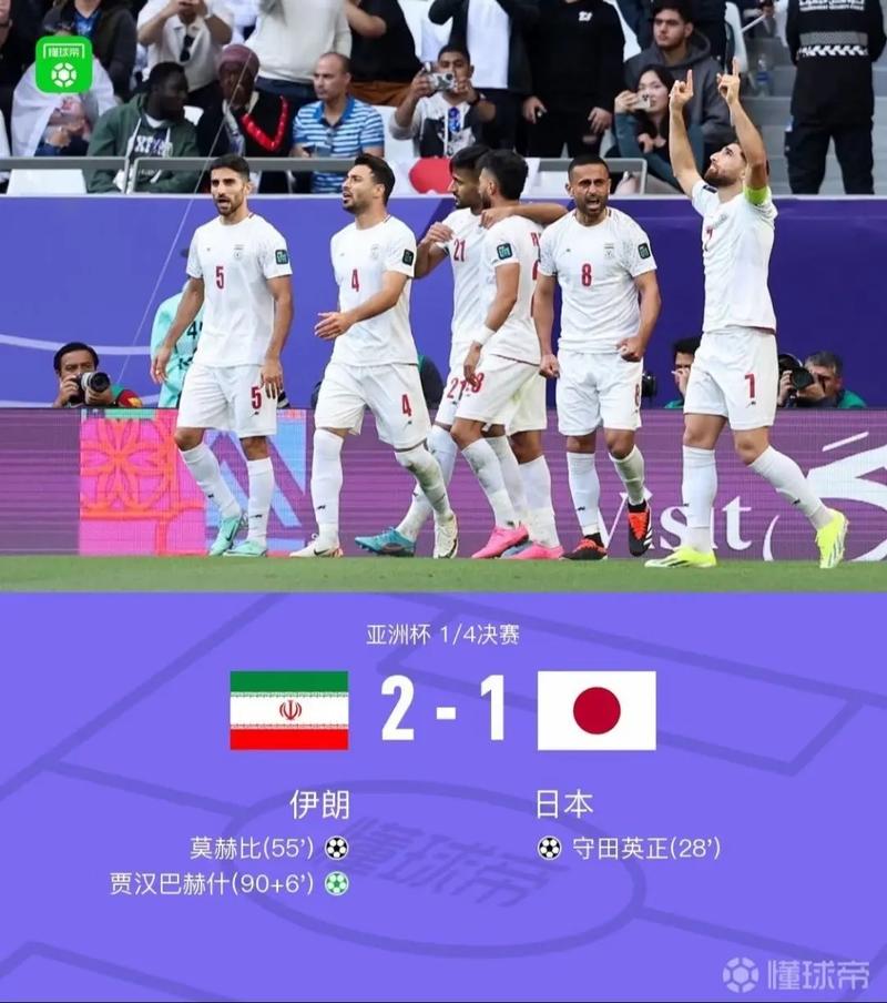 亚洲杯足球直播日本对伊朗